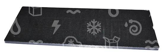 filtr uhlíkový odsavače par 470 x 180 x 10 mm, AMICA, OTB